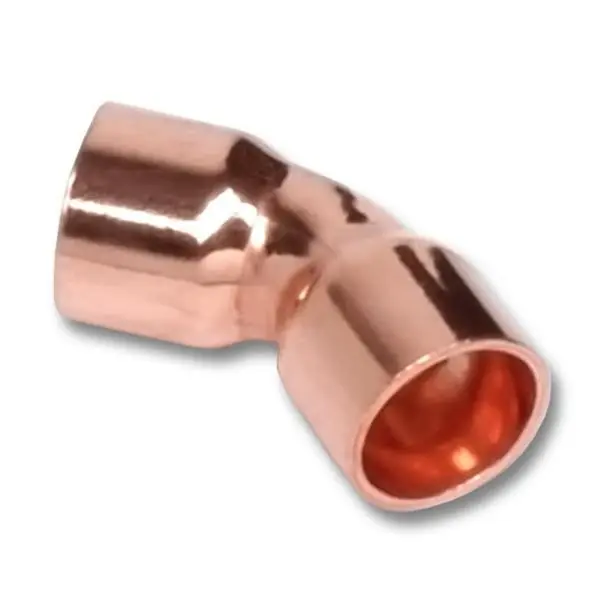 Réz forraszidom 45° ív 12mm BB Gyors kiszállítás