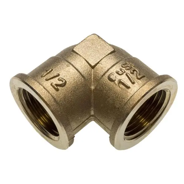 Sárgaréz könyök 1/4" BB réz PURAFIT Biztonságos fizetés