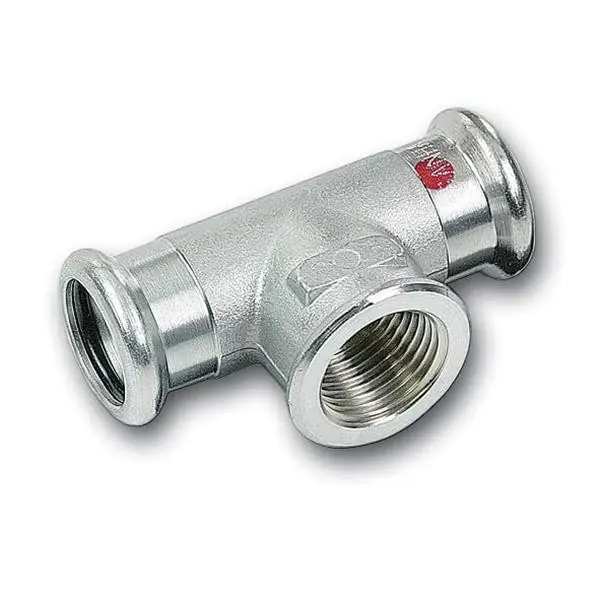 SANHA-THERM szénacél T-idom 89-3/4"-89 BM Biztonságos fizetés