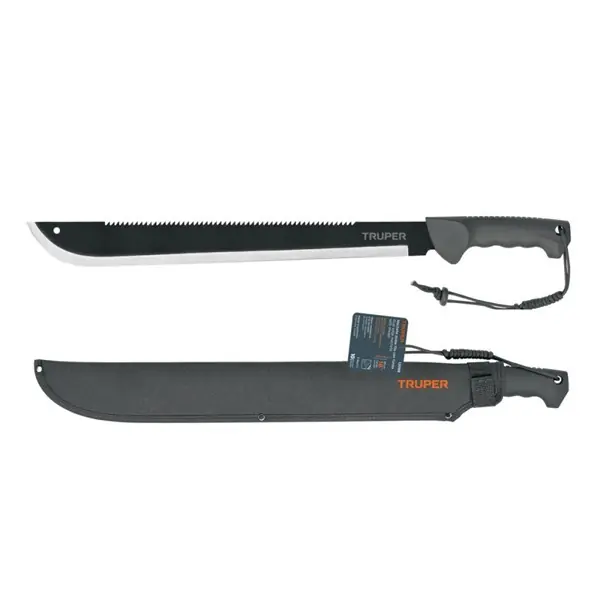 Olcsó TRUPER MACH-18X Bozótvágó kés fűrész funkcióval, tokkal, 46 cm (13098)