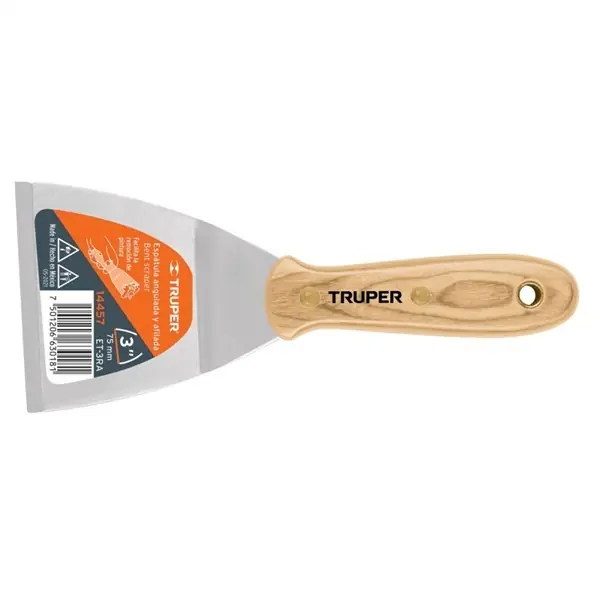 TRUPER ET-3RA Hajlított merev spakli, kaparó, 7,5 cm (14457) Végkiárusítás