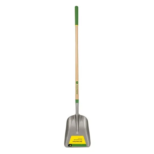 Rendeld meg most JOHN DEERE PST-L-JD Gabona- és hólapát, 125 cm-es prémium keményfa nyéllel, gumírozott markolattal (