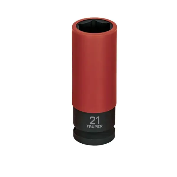 TRUPER D-7321-MLPD Gépi dugókulcs kerékanyákhoz színes polimer betéttel, 1/2", 21 mm (100905) Legjobb ár