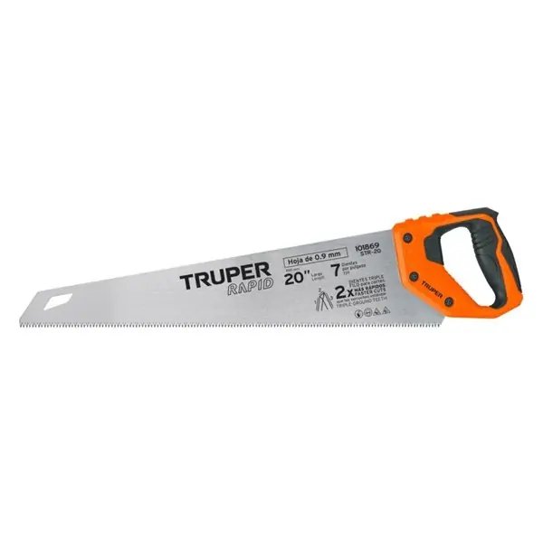 Ajánlat TRUPER STR-20 Rapid rókafarkú fűrész ComfortGrip markolattal, 50 cm, 7 TPI (101869)