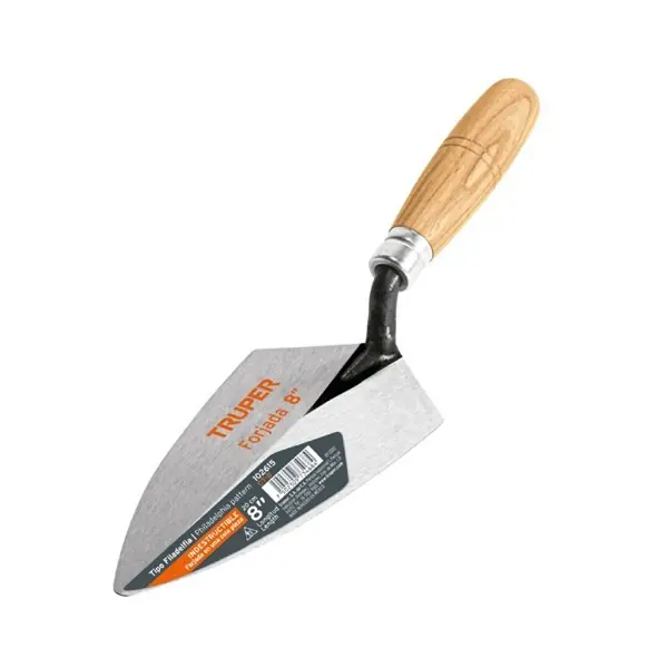 TRUPER CT-8 Hegyes kovácsolt kőműves kanál fa markolattal, 20 cm (102615) Utolsó esély