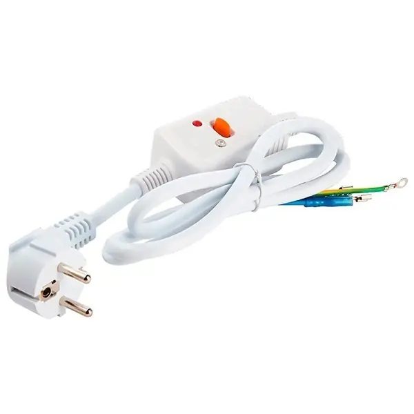 Bestseller Hálózati kábel életvédelmi kapcsolóval Electrolux bojlerhez 3*1.0mm²*1200 230v 10A 50/60Hz 30mA