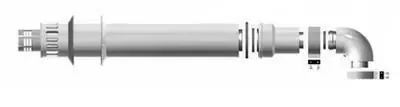 Ariston PPS/ALU 80/125 vízszintes fali kivezetés 1fm (3318090) Nézd meg most