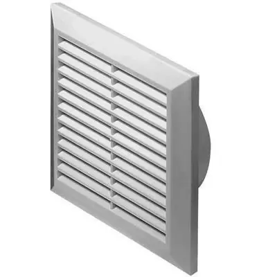 Awenta T27 szögletes fali rács 150 mm csonkkal, rovarhálóval 200x200 Bestseller