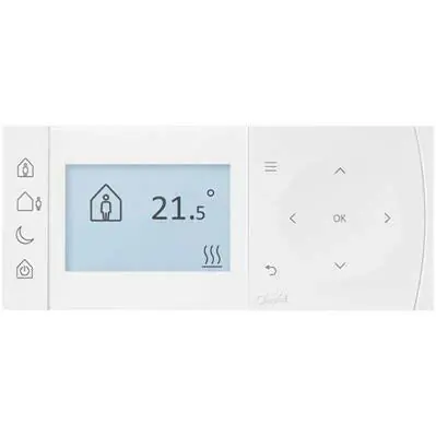 Utolsó esély Danfoss TP One-B programozható szobatermosztát 7 nap, 2x1,5V elemmel (087N7851)