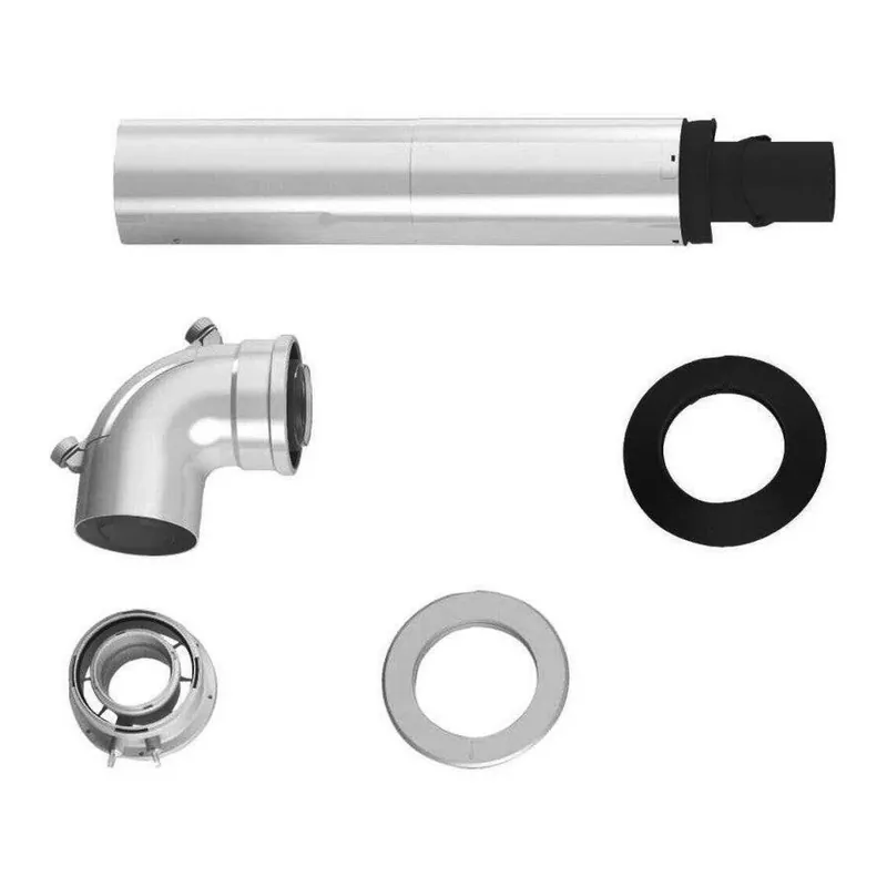 Bosch 60/100 teleszkópos vízszintes kivezetés, L=310-505mm, tisztítós könyökkel (7738112496) Kiárusítás