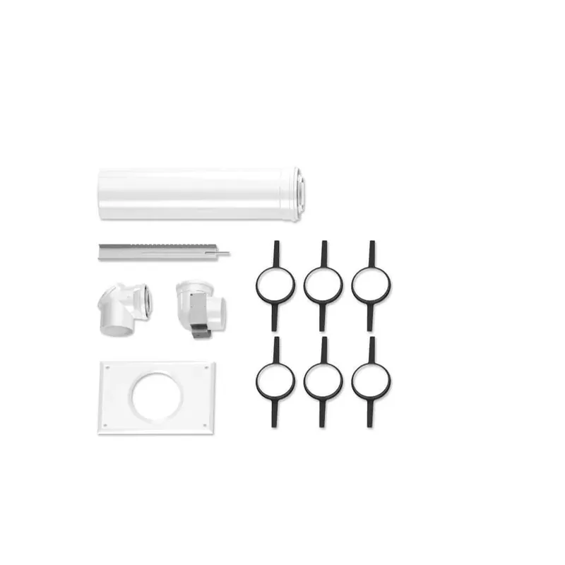 Bosch 80/125 akna belső készlet (ellenőrző könyök, 0,5m cső, talpas könyök, takaró, 6 távtartó) (7738112555) Biztonságos fizetés