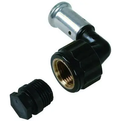 Legjobb ár Henco PK menetes könyök 20-1/2" BM +dugó, műanyag