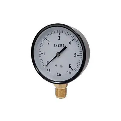 Vedd meg online Install feszmérő 100-as 0-6bar, 1/2" alsós