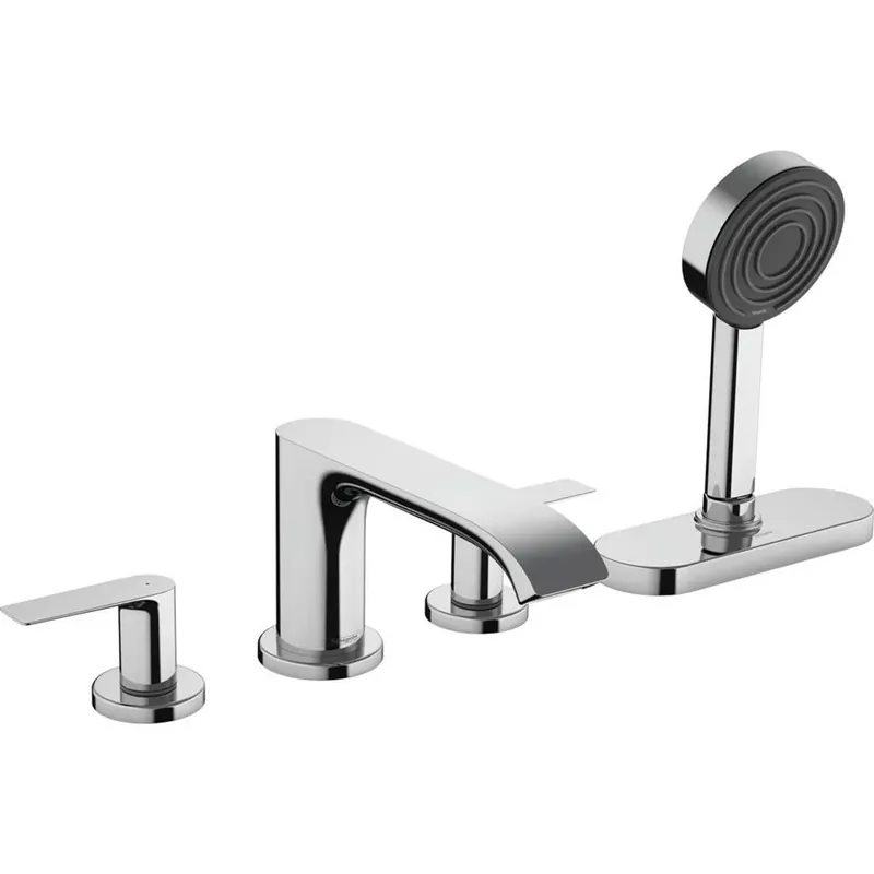 Hansgrohe Vivenis 4 lyukú, peremre szerelhető kádcsaptelep sBox-szal (75444000) Kedvezményes ár