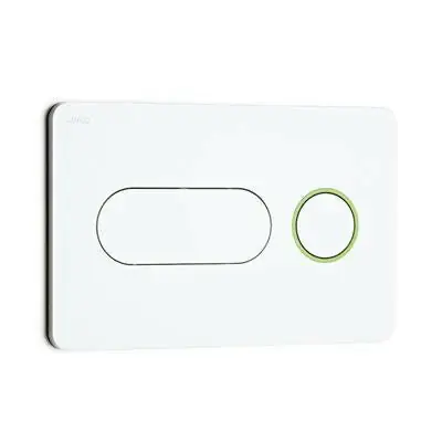 Jika PL8 nyomólap, fényes króm/matt gyűrűvel, dual flush (H8936460040001) Legkelendőbb