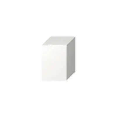 Outlet Jika Cubito-N kisszekrény, 1 ajtós, jobbos, 1 üvegpolccal, fényes fehér, 47,2x32x32,2 cm ( H43J4201205001 )