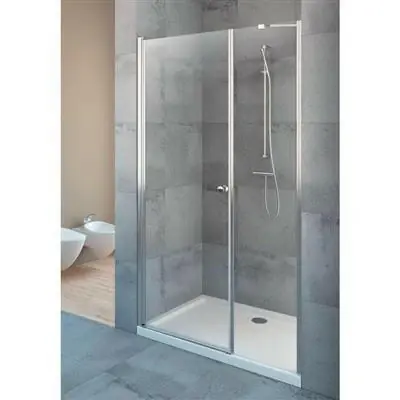 Radaway Eos DWS 140 B zuhanyajtó átlátszó üveg 37993-01-01NL Árcsökkenés