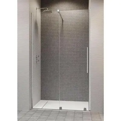 Radaway Furo DWJ 120 B zuhanyajtó, átlátszó, balos (cikkszám: 10107622-01-01L) Kiárusítás