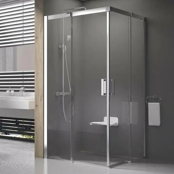 Ravak MSRV4 90/90 zuhanykabin króm + transparent ( 1WV77C00Z1 ) Azonnal elérhető