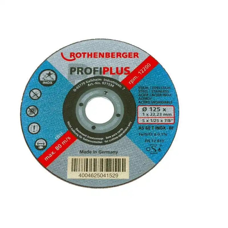 Akciós ár ROTHENBERGER vágokorong INOX Profi 115x1 (10 db!!!)