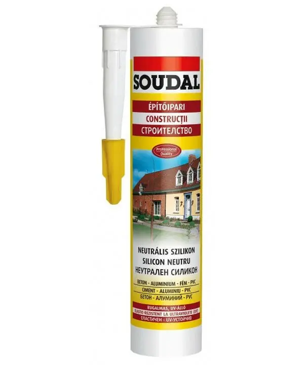Soudal neutrális szilikon transzparens Biztonságos fizetés