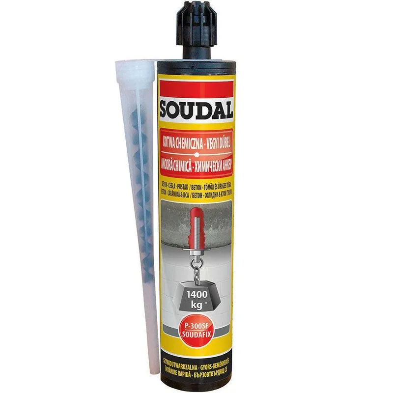 Soudal vegyi dübel P300/280ml Azonnal elérhető