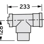 VAILLANT 80 PP tisztító T-idom (303264) Vedd meg online