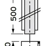 Outlet VAILLANT 80/125 PP hosszabbító cső 50 cm (303202)