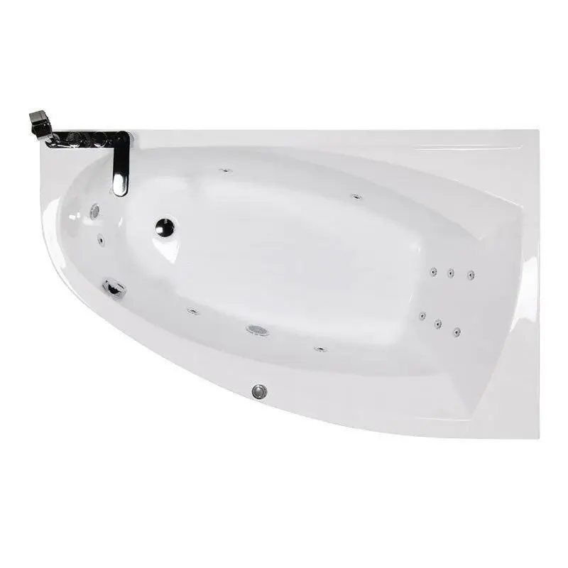 Wellis Matana Hydro™ 160, hidromasszázs kád, csaptelep nélkül, JOBBOS, 160x100x60 cm (WK00170-1) Biztonságos fizetés