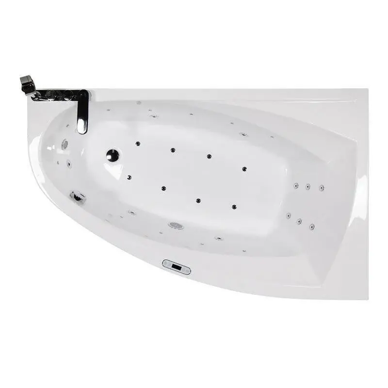 Kiárusítás Wellis Matana E-Max™ 160, hidromasszázs kád, csaptelep nélkül, JOBBOS, 160x100x60 cm (WK00173-1)