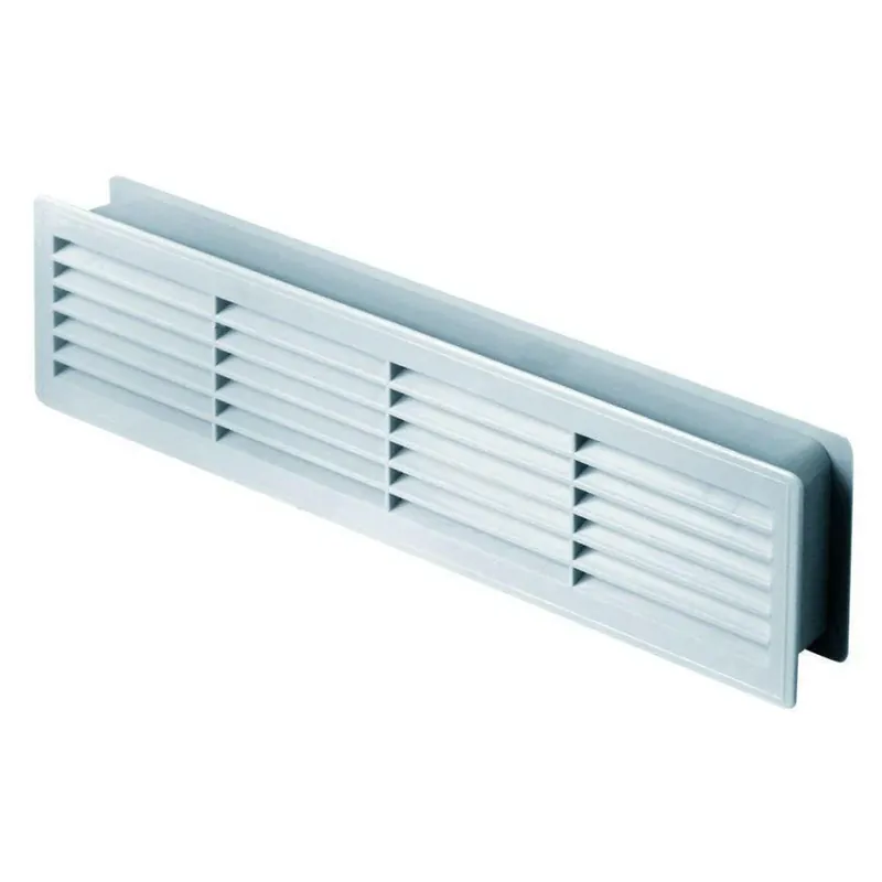Szezonális akció Awenta T15 ajtórács négyszögletes műanyag fehér 460x135 mm