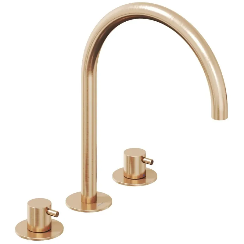 Ravak Espirit mosdócsaptelep, 3 furatos 270 mm, álló, leeresztő nélkül, rose gold (X070349) Expressz kézbesítés
