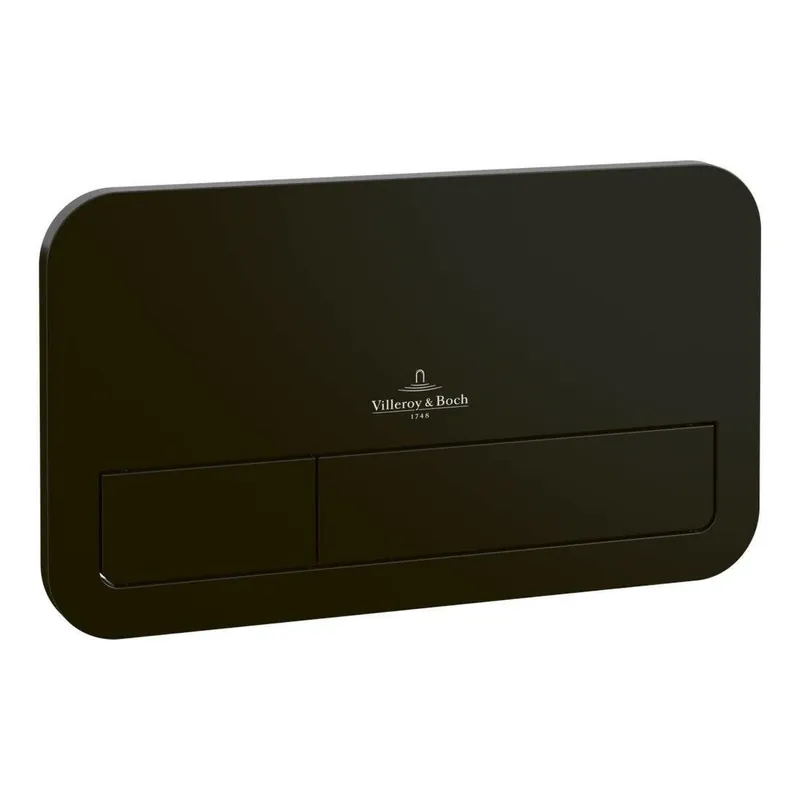 Szuper akció Villeroy&Boch ViConnect nyomólap 200S, Dual flush, matt fekete (922490AN)