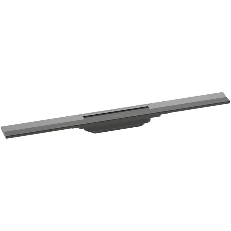 Hansgrohe RainDrain Flex zuhanylefolyó színkészlet 80 cm, formára vágható, szálcsiszolt fekete króm (56044340) Különleges ajánlat