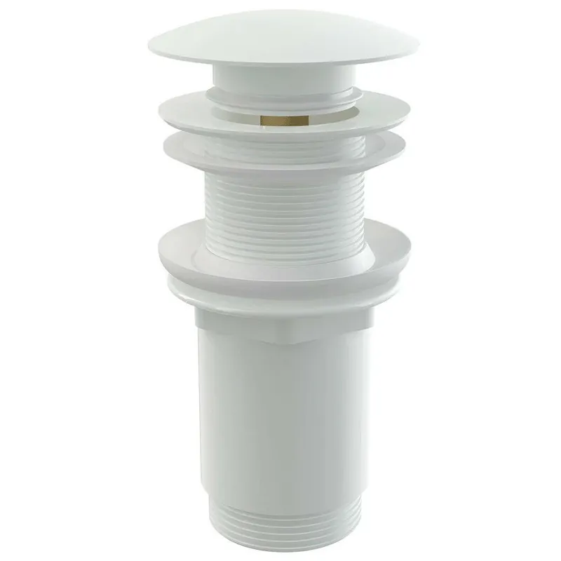Alcaplast mosdó leeresztő Click fém túlfolyó nélküli, fehér Expressz szállítás