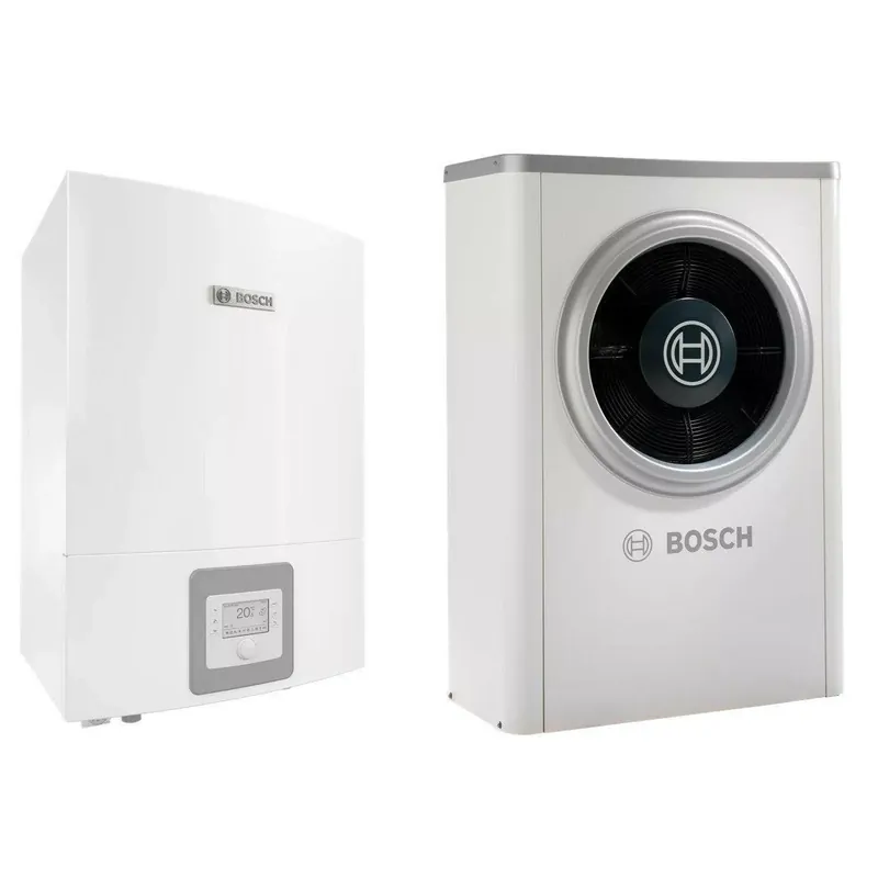 Szezonális akció Bosch Compress 6000 AWE+AW-7 levegő-víz hőszivattyú, monoblok, fűtőbetéttel, R410A