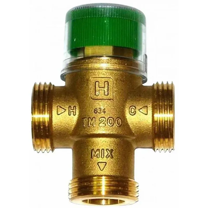 Azonnal elérhető Honeywell termosztatikus keverőszelep HMV, forrázásvédelem 1" fix km 30-60°C max 90°C kvs=1,6