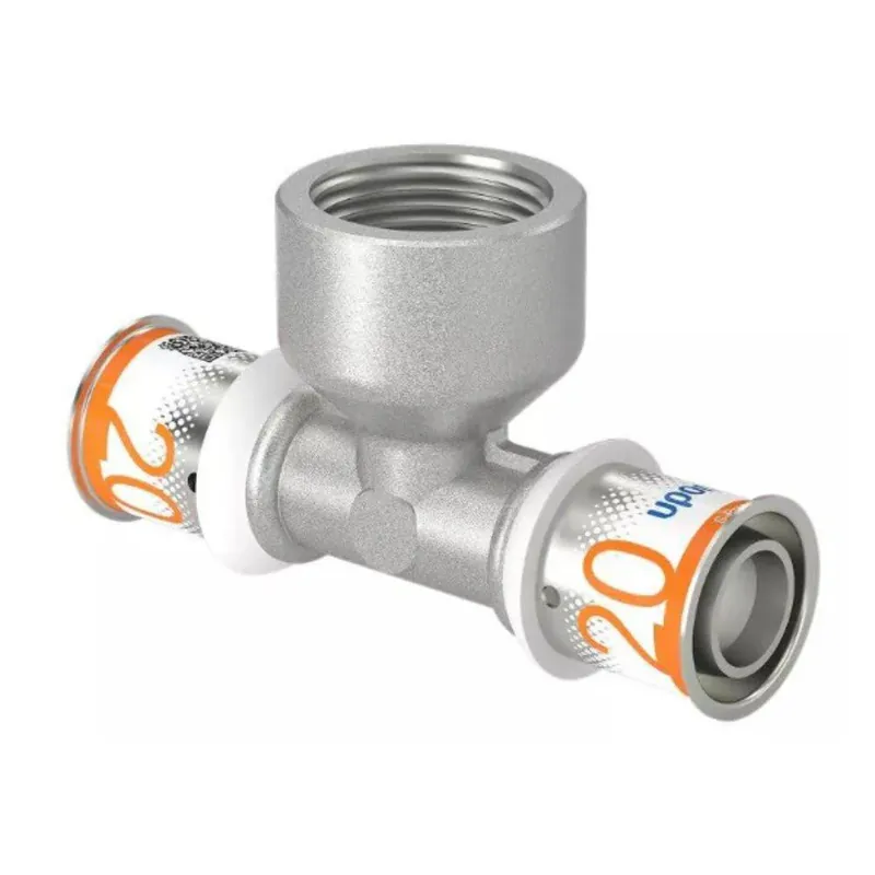 Legnépszerűbb Uponor S-Press Plus réz T-idom menetes 20-3/4"bm-20