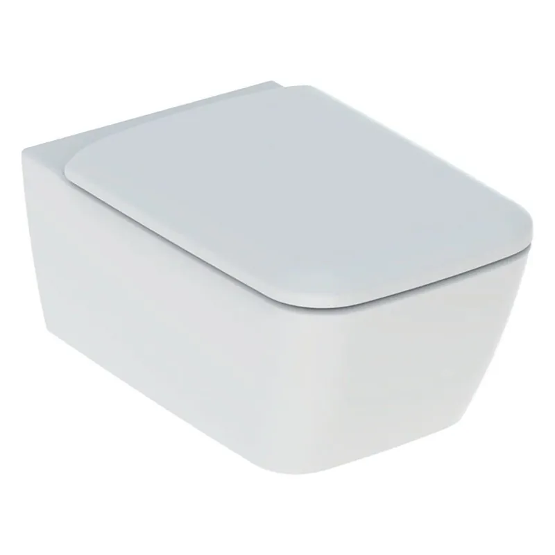 Geberit iCon Square WC készlet fali, mélyöblítésű, zárt forma, Rimfree, WC-ülőkével (500.807.00.1) Exkluzív ajánlat