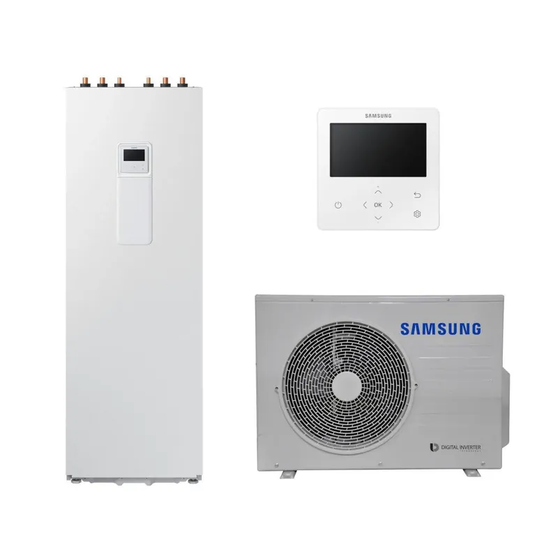 Samsung Split ClimateHub R32 hőszivattyú 6 kW + 260l-es tartály + vezetékes szabályzó, 1 fázis (SCH-R32-6-2-1) Vedd meg online