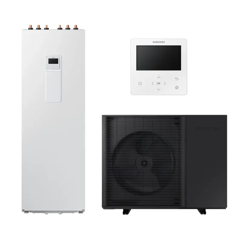 Végkiárusítás Samsung Mono ClimateHub R290 hőszivattyú 12 kW + 200l-es tartály + vezetékes szabályzó, 1 fázis (MCH-R290-12-1-1)
