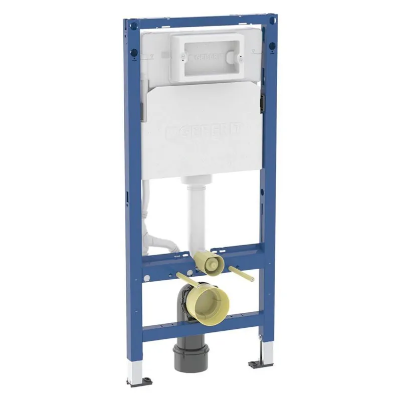 Vedd meg most Geberit Duofix Basic fali WC-szerelőelem, 112cm, Delta falsík alatti tartállyal (111.153.00.3)