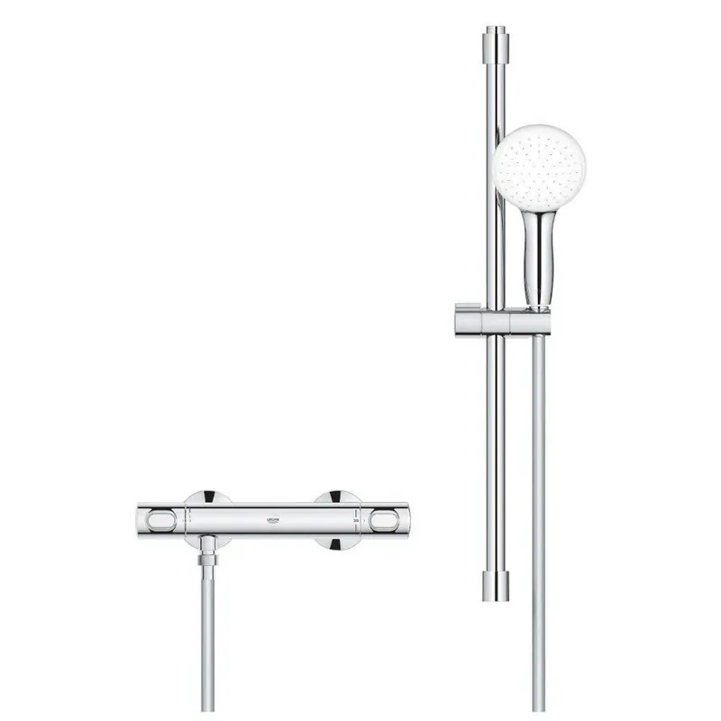 Grohe Grohtherm 500 termosztátos zuhanycsaptelep (34796001) Akciós ár