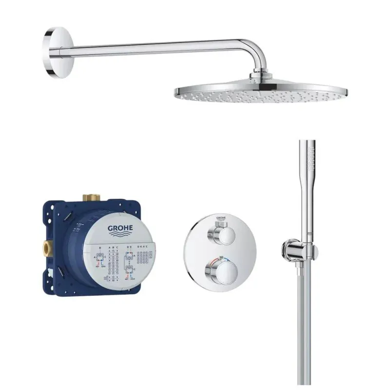 Ajánlat Grohe Grohtherm rejtett zuhanyrendszer, Rainshower Mono 310 fejzuhany készlet (34869000)