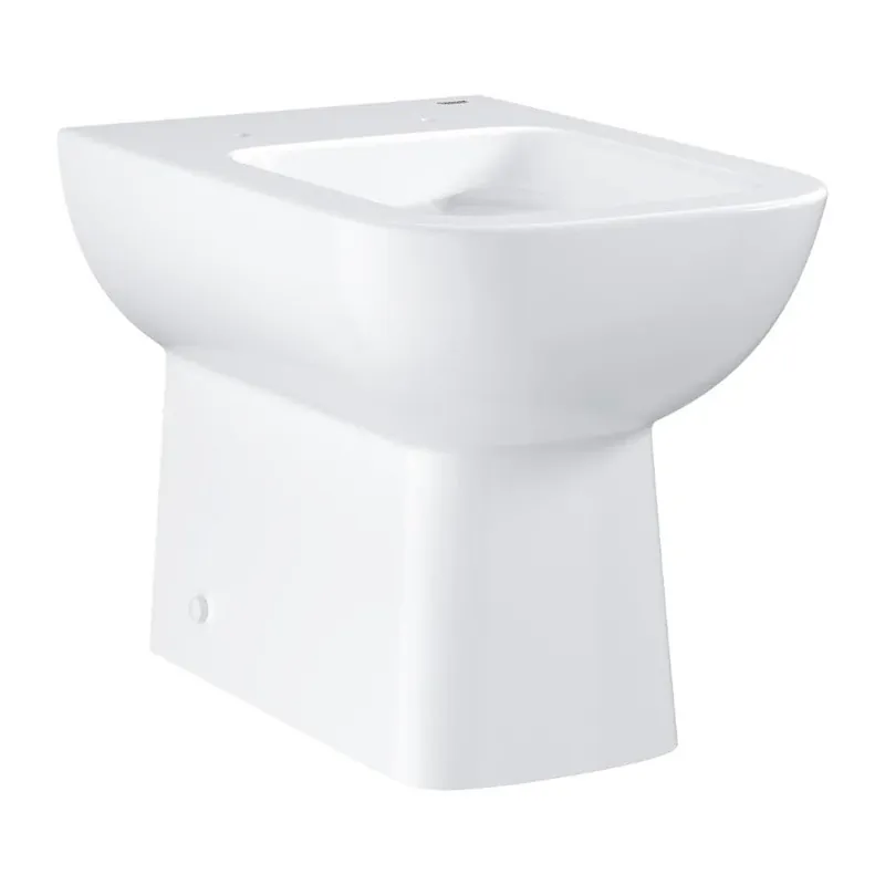 Legkelendőbb Grohe BauEdge Ceramic WC csésze, álló, falhoz szerelhető, mély öblítéses, perem nélküli (39810000)