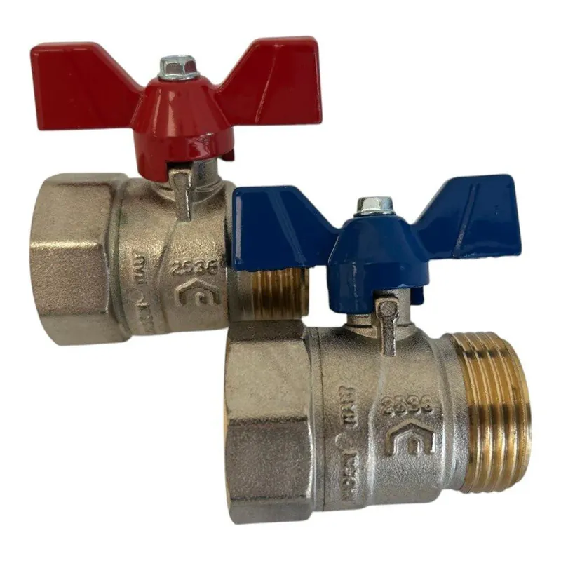 Vogel&Noot Floortec golyóscsap szett (egyenes), 1“ (BM) X 1“ (KM), (2db/szett) Legnépszerűbb