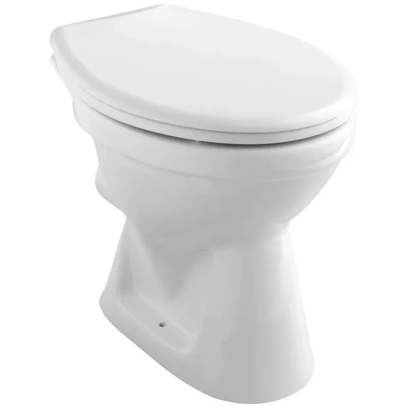 Alföldi Bázis WC csésze hátsó kifolyású, mélyöblítésű + CleanFlush 5C67-0001 Prémium