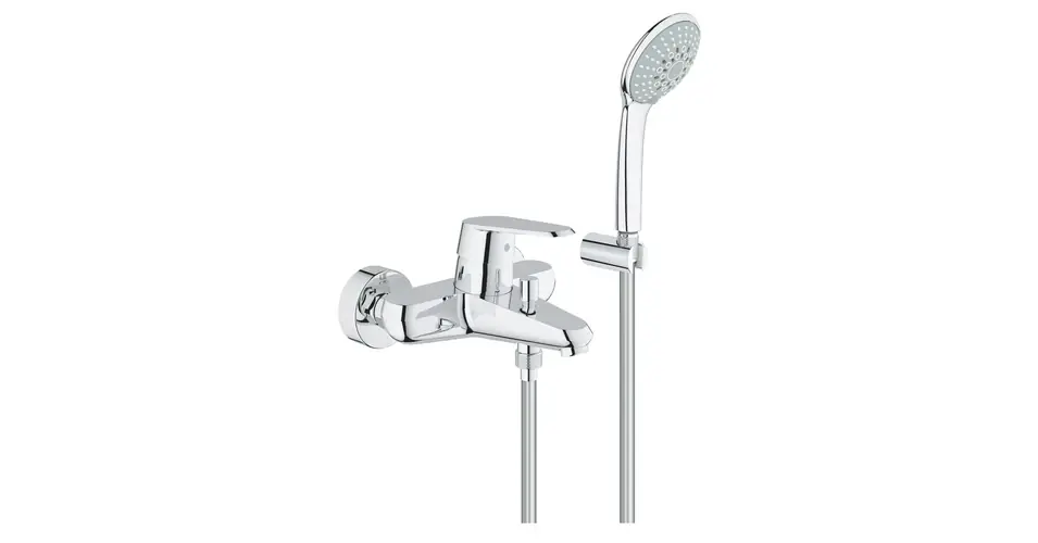 Népszerű GROHE Eurodisc Cosmopolitan egykaros kádcsaptelep 1/2" zuhanyszettel