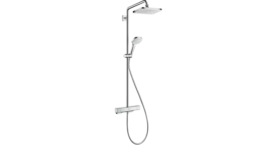 Outlet HANSGROHE Croma E Showerpipe 280 1jet termosztáttal, EcoSmart 9 liter/perc
