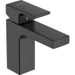 Azonnal elérhető HANSGROHE Vernis Shape egykaros mosdócsaptelep 100, lefolyógarnitúra nélkül, matt fekete